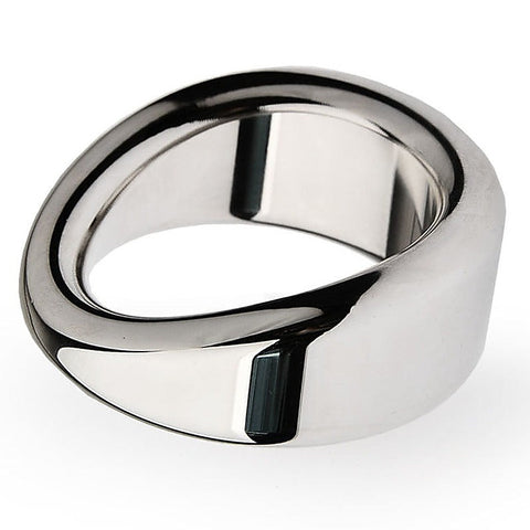 Heavy Duty Erection Enhancer Metal Penis Ring by BDStyle - Steel Cock Rings