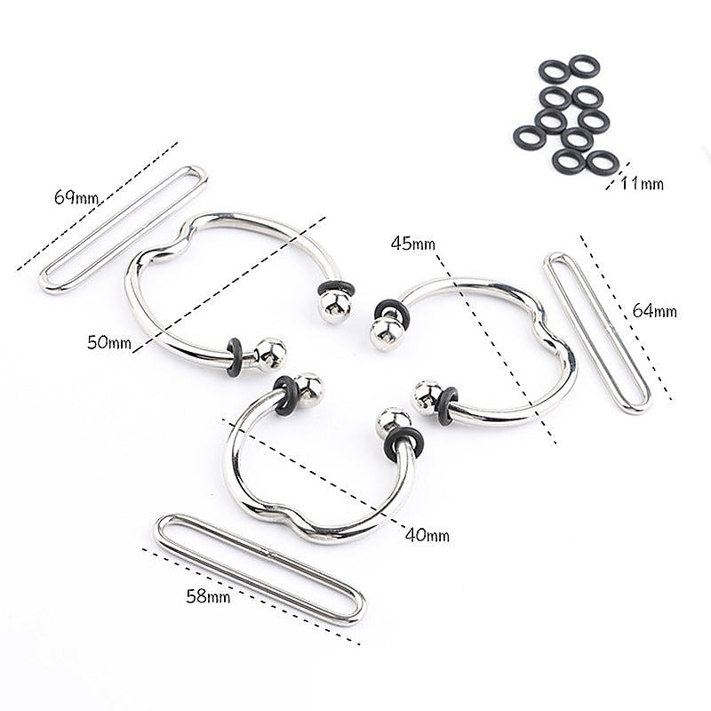 Ultimate Male Enhancer Metal Cock Ring by BDStyle - Steel Cock Rings