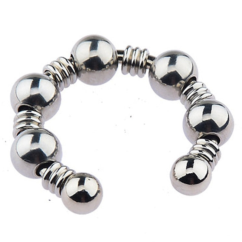Open Type Male Steel Cock Ring by BDStyle - Steel Cock Rings