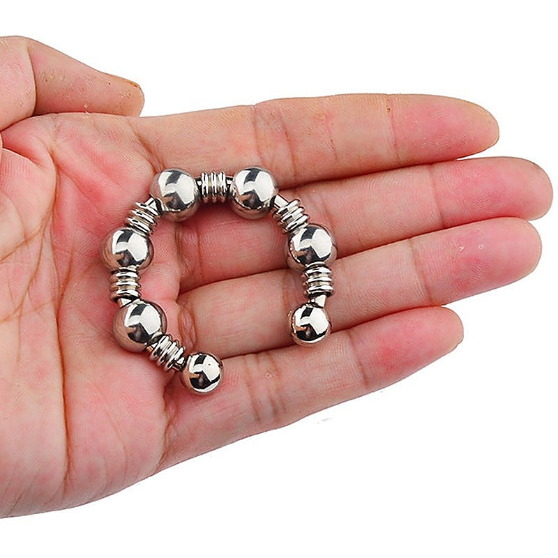 Open Type Male Steel Cock Ring by BDStyle - Steel Cock Rings