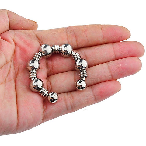 Open Type Male Steel Cock Ring by BDStyle - Steel Cock Rings