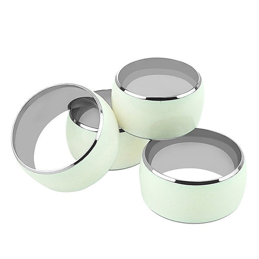 BDStyle Luminous Stainless Steel Mens Cock Ring - Steel Cock Rings