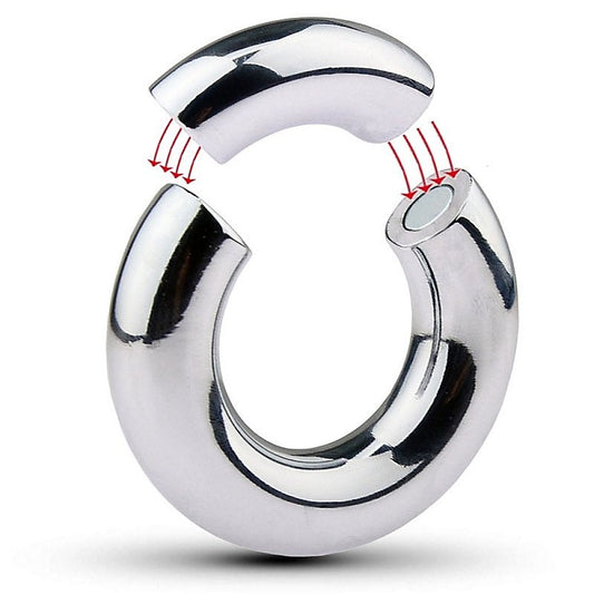 BDStyle Magnetize Stainless Steel Magnetic Mens Cock Ring - Steel Cock Rings