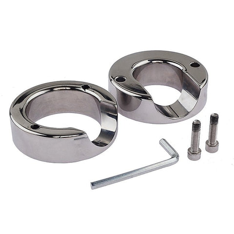 BDStyle Master Series Stainless Steel Male Penis Trap - Steel Cock Rings