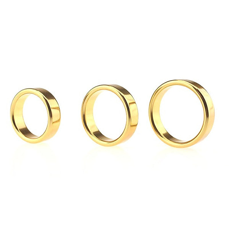 Colorful Aluminum Erection Enhancer Cock Ring by BDStyle - Steel Cock Rings