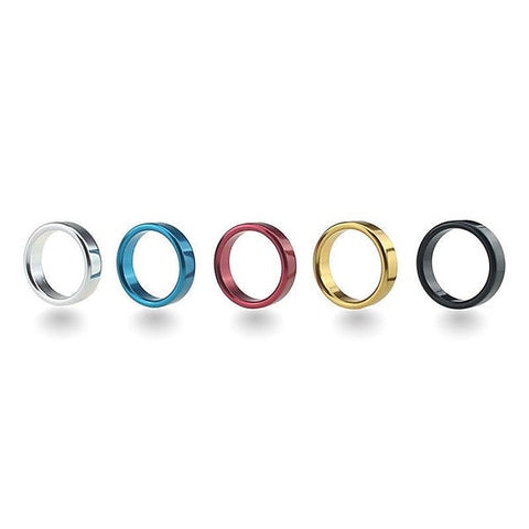 Colorful Erection Enhancer Aluminum Cock Ring by BDStyle - Steel Cock Rings