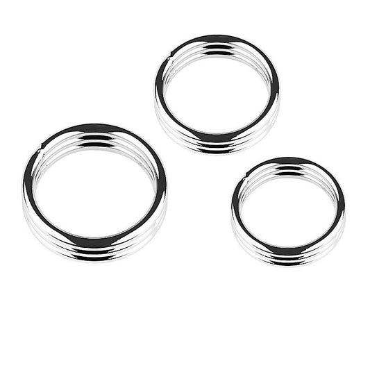 BDStyle Echo Stainless Steel Mens Cock Ring - Steel Cock Rings