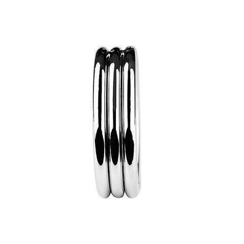Echo Stainless Steel Cock Ring by BDStyle - Steel Cock Rings