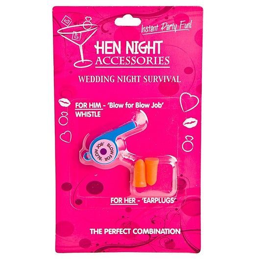 Hen Night FOR HIM Blow For Blow Job Whistle - Party Gifts and Novelties