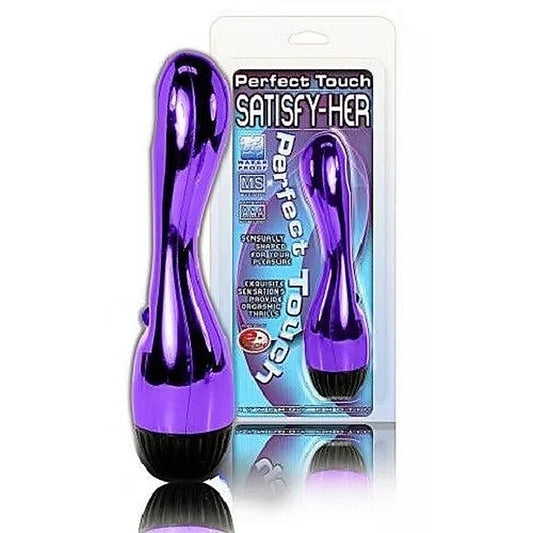 Synergy Erotic Perfect Touch Satisfy Her Multi Speed Waterproof Clitoral Vibrator - Clit Ticklers and Pulsators
