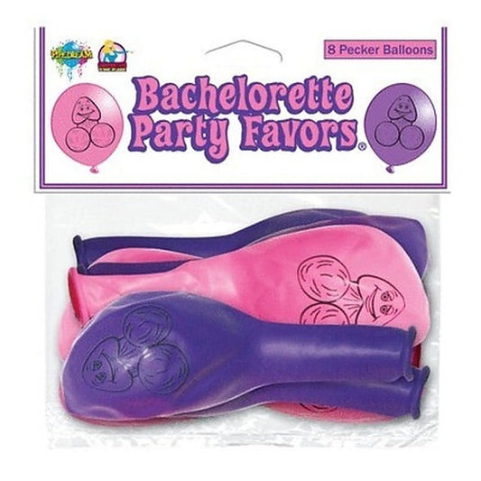 Pipedream Bachelorette Party Pecker Balloons 8 Pieces - Party Gifts and Novelties