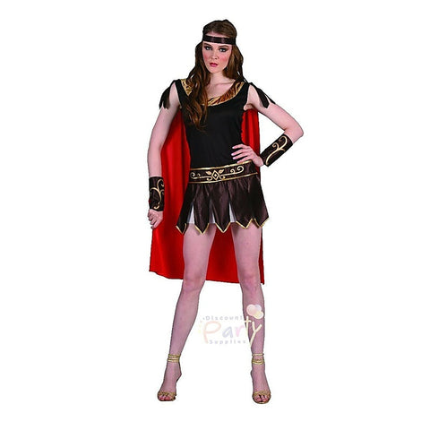 Adult Warrior Ladies 3 piece Princess Costume - Fancy Dress Ups