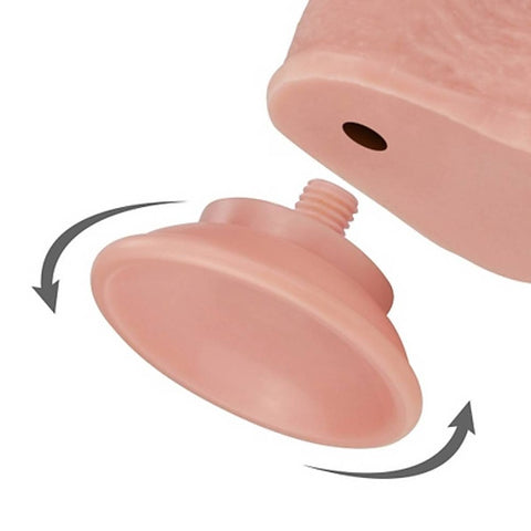 Sliding Skin Dual Layer Realistic Dong Wit Flexible Skin Flesh - Realistic Dildos