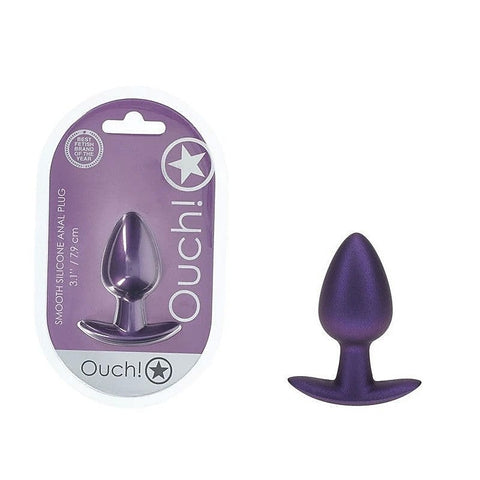 Shots OUCH! Metallic Medium Butt Plug by Shots Toys - Butt Plugs