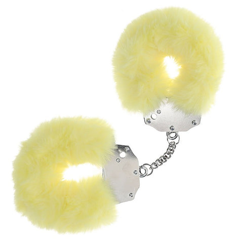 Heavy Duty Fluffy Bondage Hand Cuffs by Shots Toys - Cuffs And Restraints