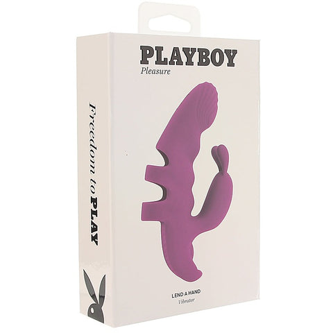 Playboy Pleasure LEND A HAND Finger Vibrator by Evolved - Finger and Tongue Vibrators