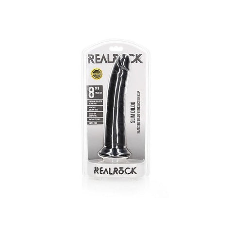 REALROCK Realistic Slim Dildo 20.5cm by Shots Toys - Realistic Dildos