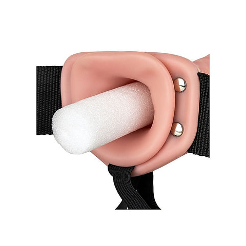 REALROCK Hollow Strap-On Extra Girth and Length - Strap On Sextoys