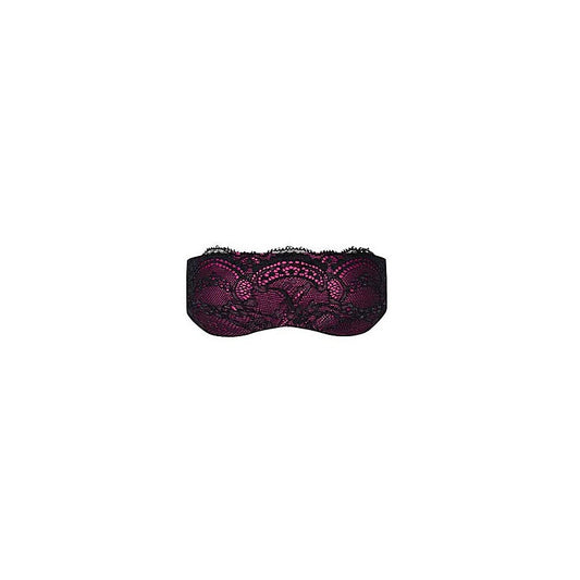 Obsessive Roseberry Feminine Eye Mask With Lacy Adornments - Masks And Blindfolds