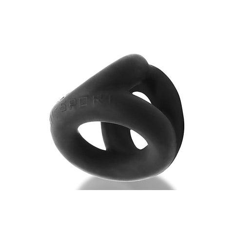OxBalls Tri Sport 3 Sized 3 Ring Cock And Ball Sling Night Edition - Ball and Cock Toys