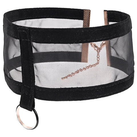 Luxurious S&M Sheer Day Collar - Discreet Sensual Wear - Her Fetish