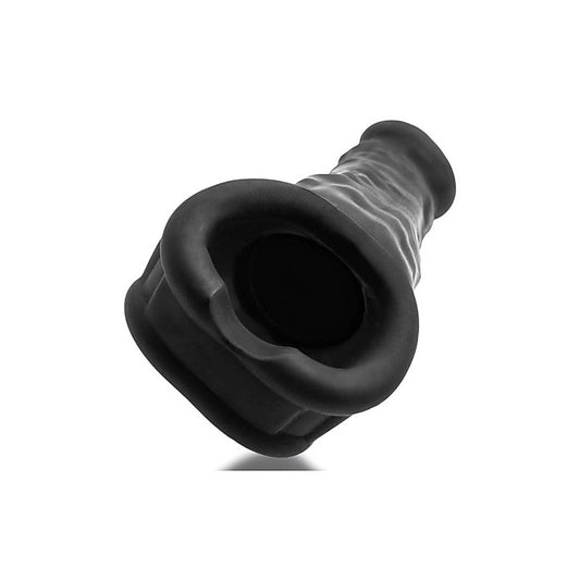 OxBalls Muscle Ripped Inner Ribbed Velvet Smooth Cock Sheath Night Edition - Penis Sleeves and Extenders