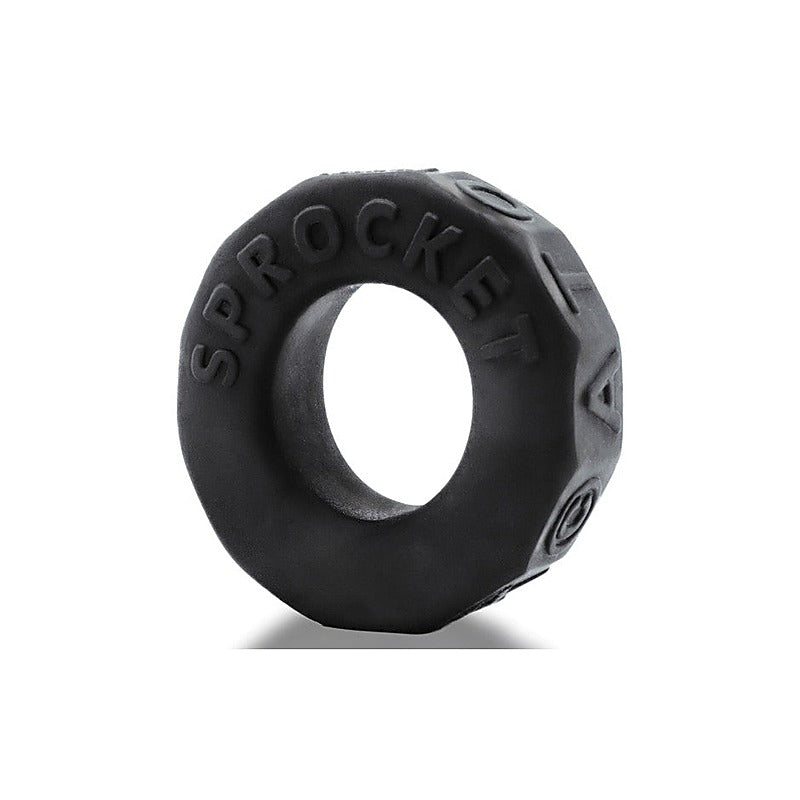 OxBalls Sprocket Comfort No Roll Stretchy Cock Ring Night Edition - Stretchy Cock Rings