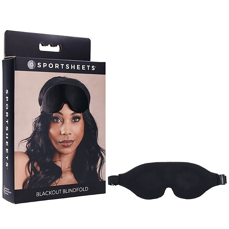 Premium Blackout Blindfold by Sportsheets - Masks And Blindfolds