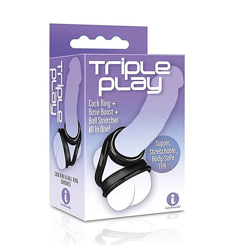 Premium The 9's Triple Ring by Icon Brands - Cock Rings