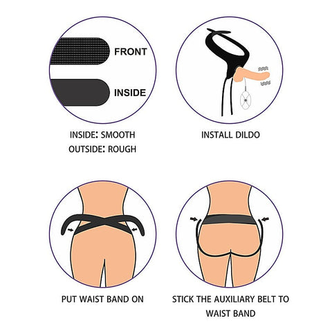 Ingen Multi Functions Vibrating Easy Strap On Set by Lovetoy - Strap On Sextoys