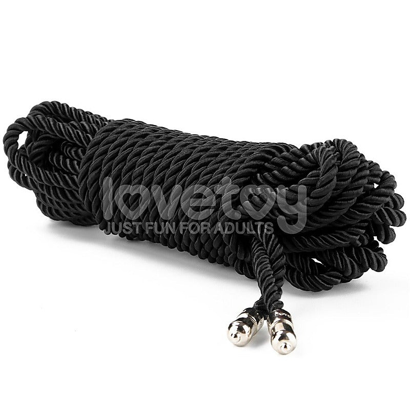 Rebellion Reign Silky Bondage Play Rope by Lovetoy - Cuffs And Restraints