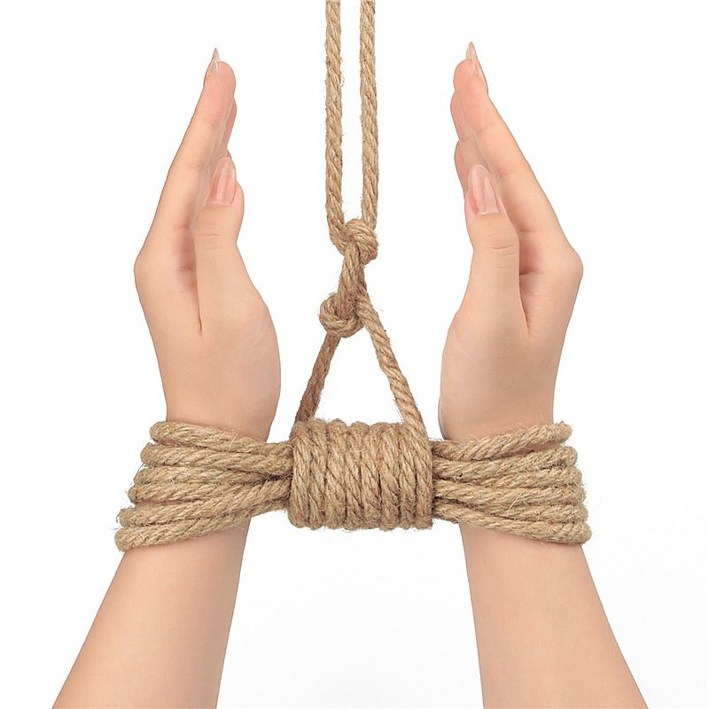 Rustic Hemp Bondage Rope by Lovetoy - Cuffs And Restraints