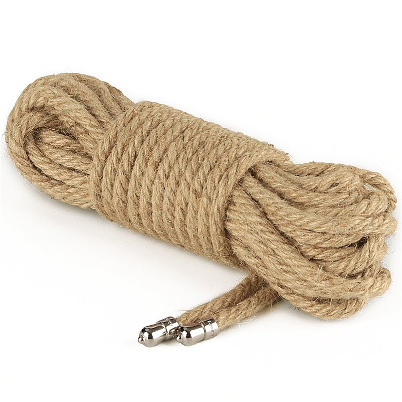 Rustic Hemp Bondage Rope by Lovetoy - Cuffs And Restraints