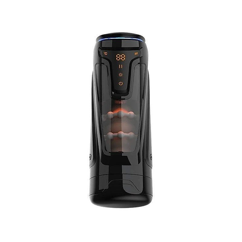 Warrior Rechargeable Thrusting Male Masturbator by Amovibe - Masturbators and Strokers