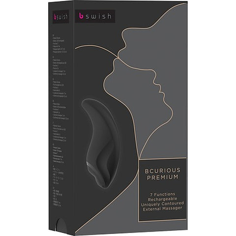 B Curious Premium 7 Function Clitoral Stimulator by B Swish - Clit Ticklers and Pulsators