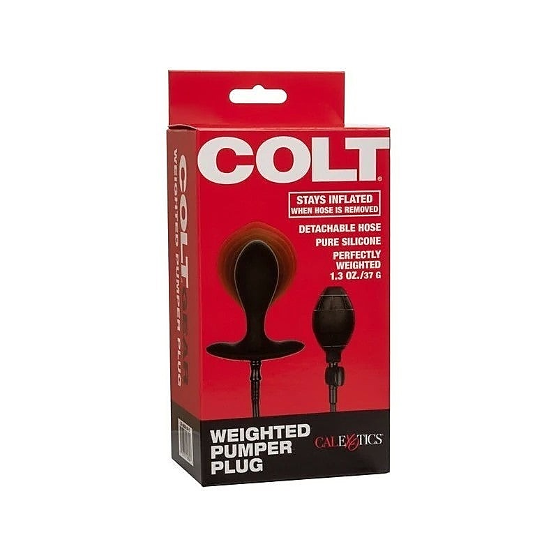 Colt Weighted Pumper Silicone Anal Plug - Butt Plugs
