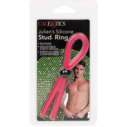 California Exotics Julians Silicone Stud Adjustable Cock Ring - Stretchy Cock Rings