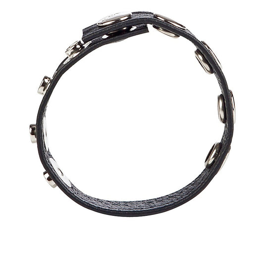 Colt Adjustable 5 Snap Fastener Leather C/B Strap Cock Ring - Cock Rings