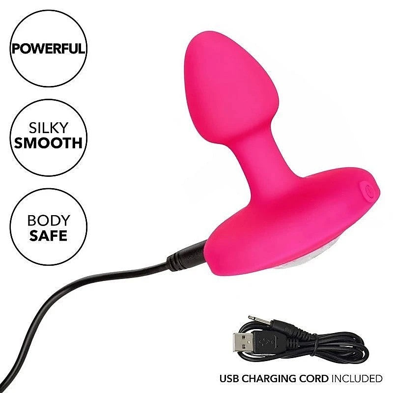 Cheeky Gems Rechargeable Vibrating Butt Plug - Butt Plugs