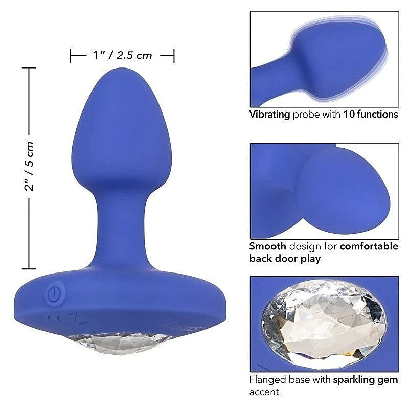 Cheeky Gems Rechargeable Vibrating Anal Plug - Butt Plugs