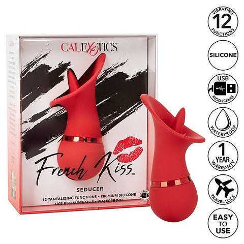 French Kiss Seducer 12 Function Clitoral Massager - Clit Ticklers and Pulsators