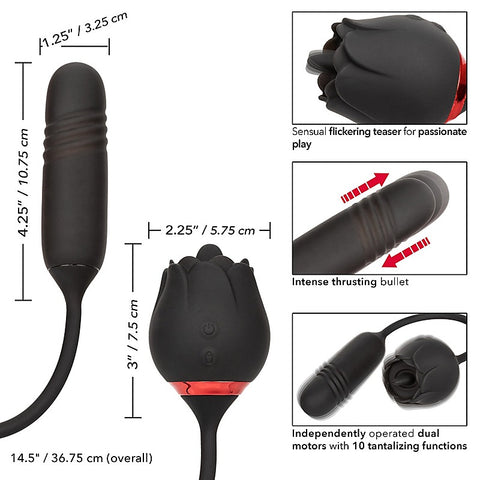 French Kiss Elite Romeo 10 Function Personal Clitoral - Clit Ticklers and Pulsators