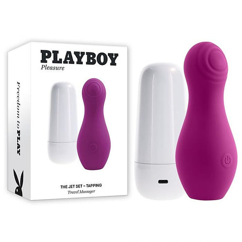 Playboy Pleasure The Jet Set Tapping Clitoral Stimulator - Clit Ticklers and Pulsators