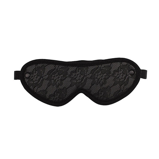 Behave Tempt Him Fetish Play Blindfold Black - Masks And Blindfolds
