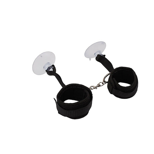 Behave Tie Up Love Adjustable BDSM Cuffs Black - Cuffs And Restraints