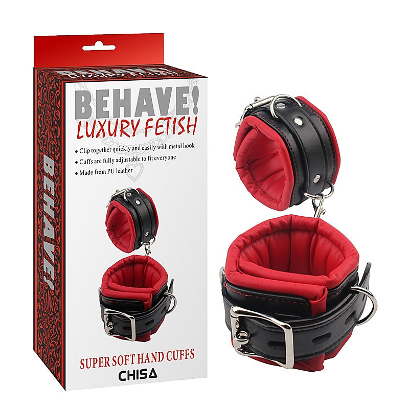 Behave Super Soft BDSM Play Hand Cuffs by Chisa - Cuffs And Restraints