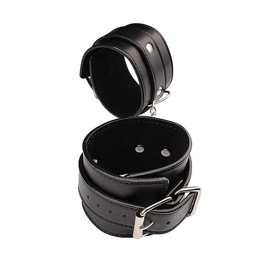Behave Adjustable Classic Hand Cuffs Black - Cuffs And Restraints