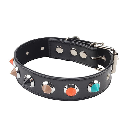 Behave Soft and Smooth Bondage Collar with Thorns - Cuffs And Restraints