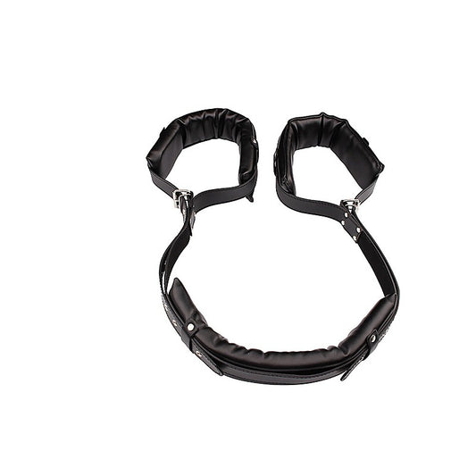 Behave Open Wide Bondage Restraints Black - Cuffs And Restraints