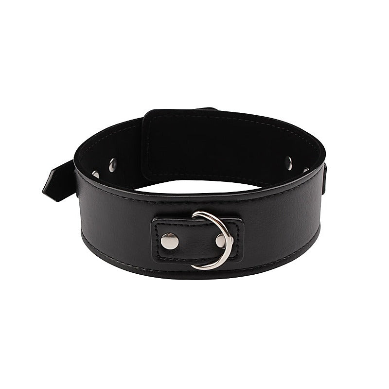 Behave Midnight Fully Adjustable Bondage Collar by Chisa - Collars and Leads